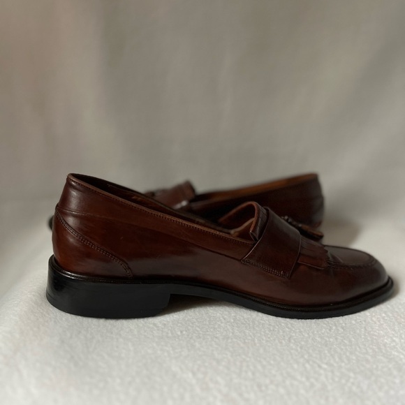 Bostonian Men’s Size 11 1/2M Brown Leather Tassel Shoes - Picture 12 of 16